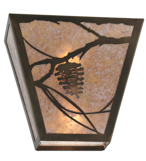 13"W Whispering Pines Wall Sconce