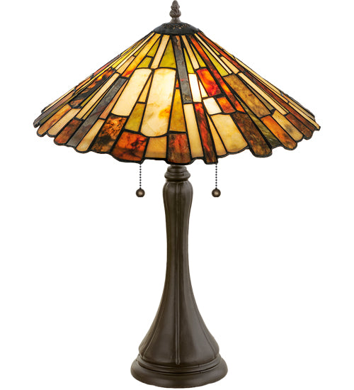 23"H Delta Jadestone Table Lamp