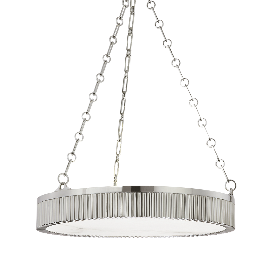 Lynden Pendant 8" - Polished Nickel