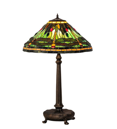 31" High Tiffany Dragonfly Table Lamp