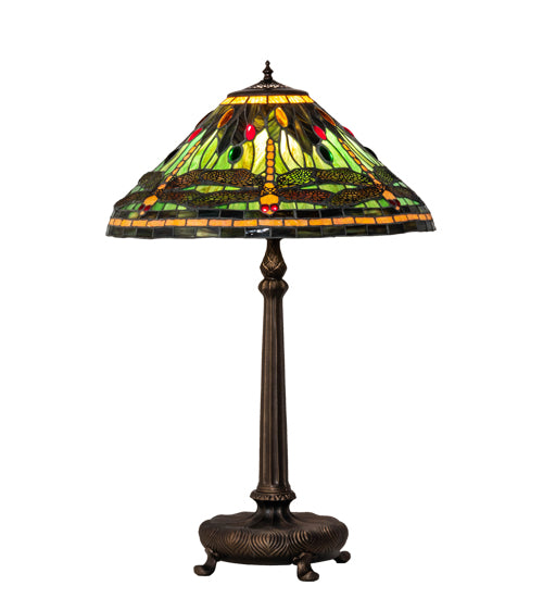 31" High Tiffany Dragonfly Table Lamp