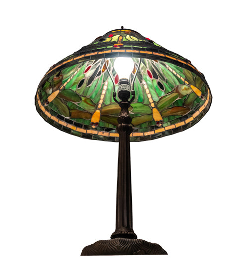 31" High Tiffany Dragonfly Table Lamp