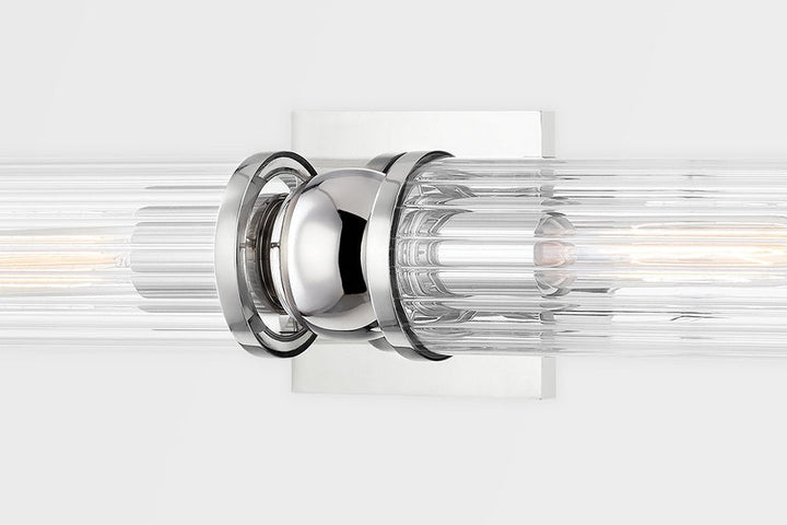 Malone 2 Light Wall Sconce - Polished Nickel