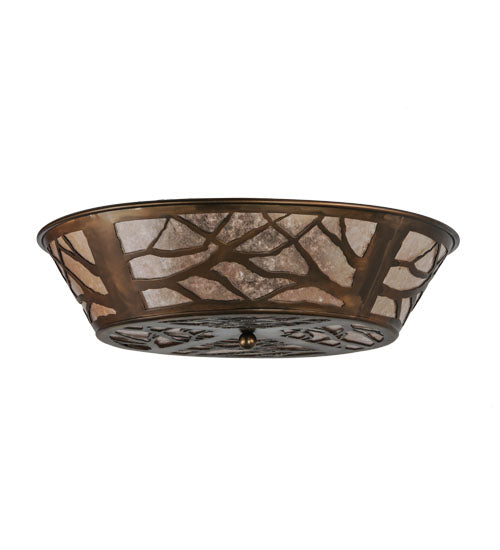 22.5" Wide Branches Flushmount