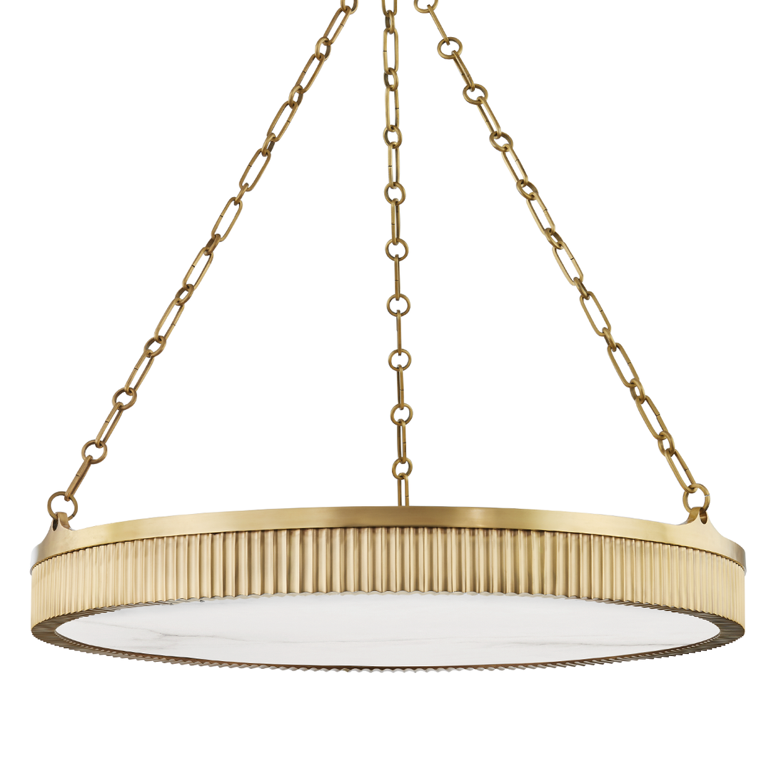 Lynden Chandelier - Aged Brass