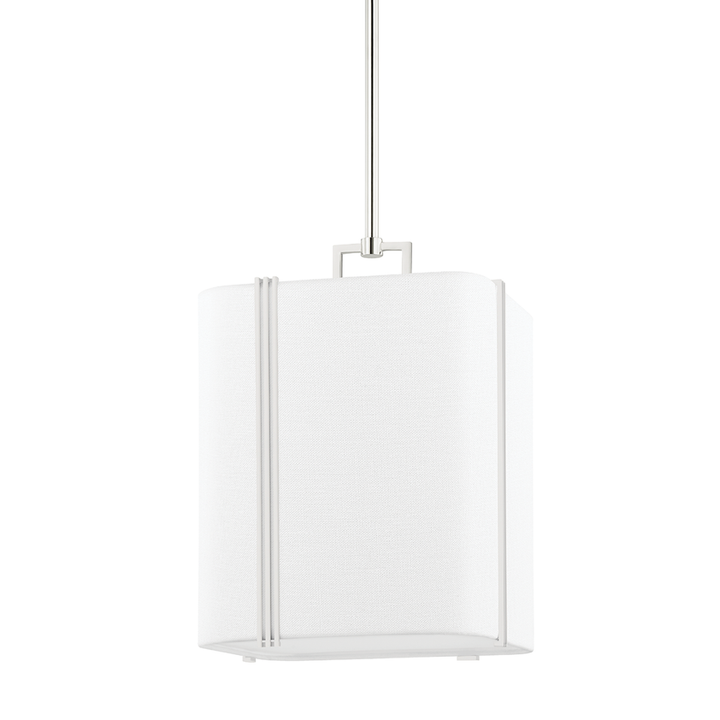 Downing 1 Light Pendant - Polished Nickel