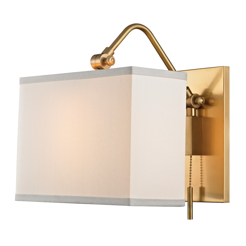 Leyden Wall Sconce - Aged Brass