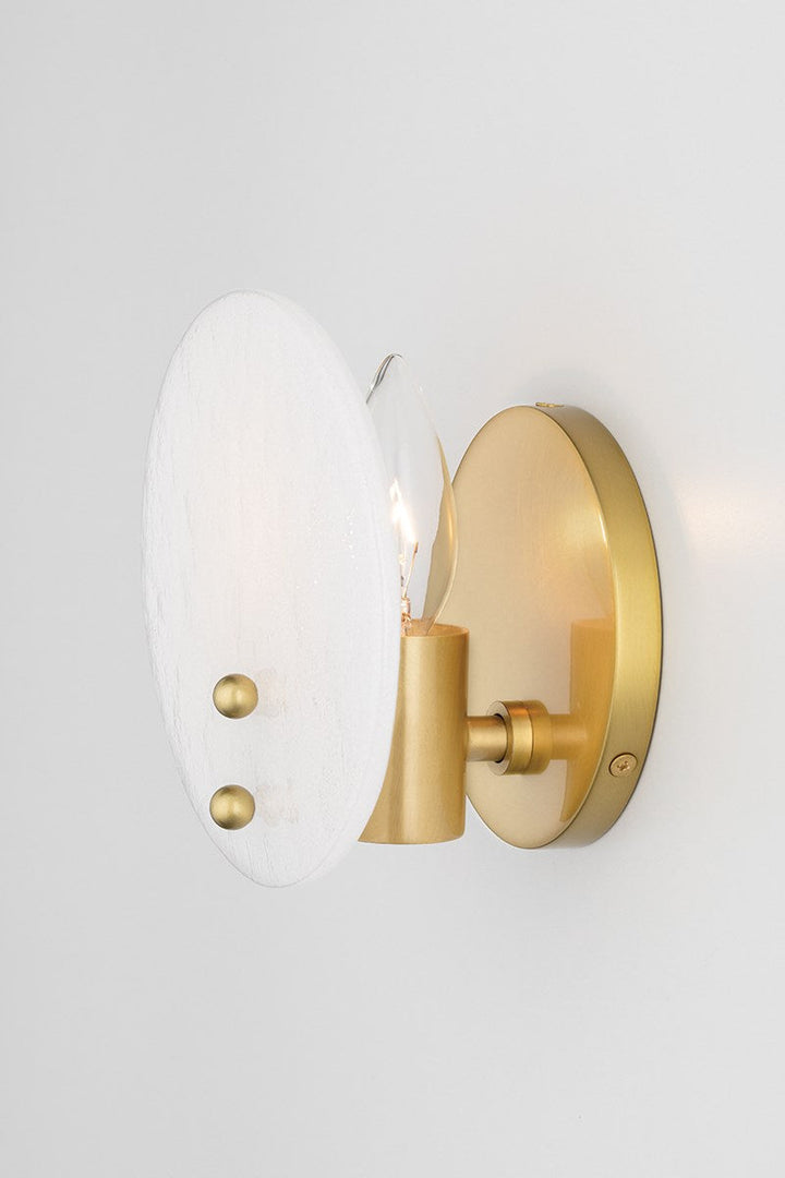 Giselle Semi Flush - Aged Brass