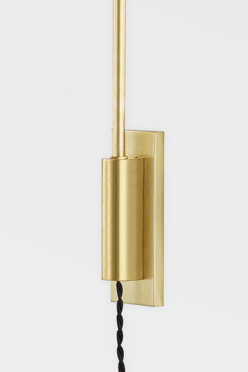 Hooke Wall Sconce - Aged Brass