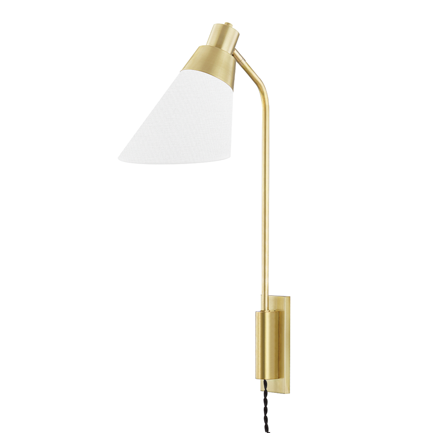 Hooke Wall Sconce - Aged Brass