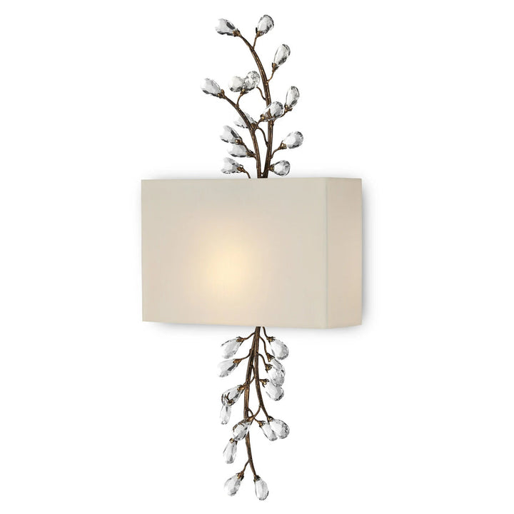 Crystal Bud Tall Wall Sconce