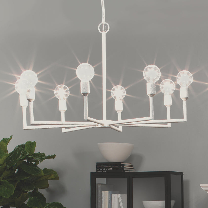 Park Chandelier-White