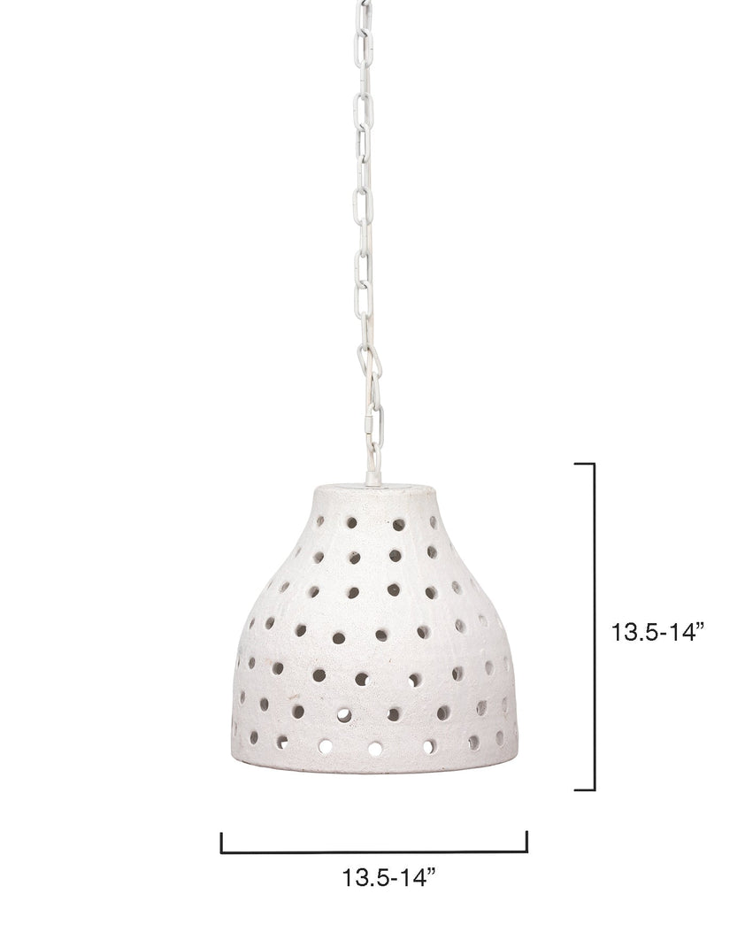 Porous Pendant-White-5PORO-LGWH