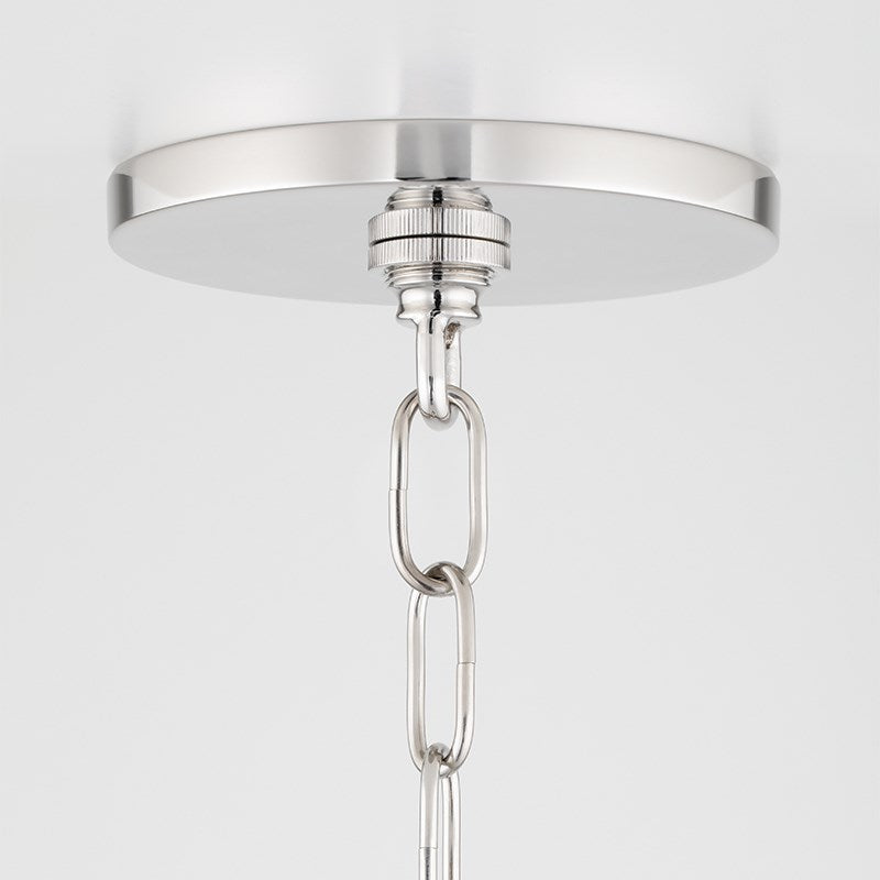 Sasha Pendant 16" - Polished Nickel