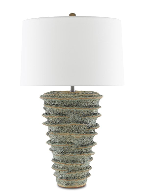 Sunken Green Table Lamp