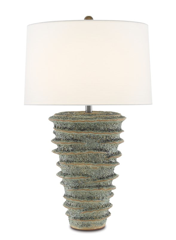 Sunken Green Table Lamp