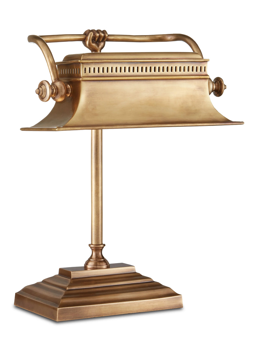 Malvasia Brass Desk Lamp