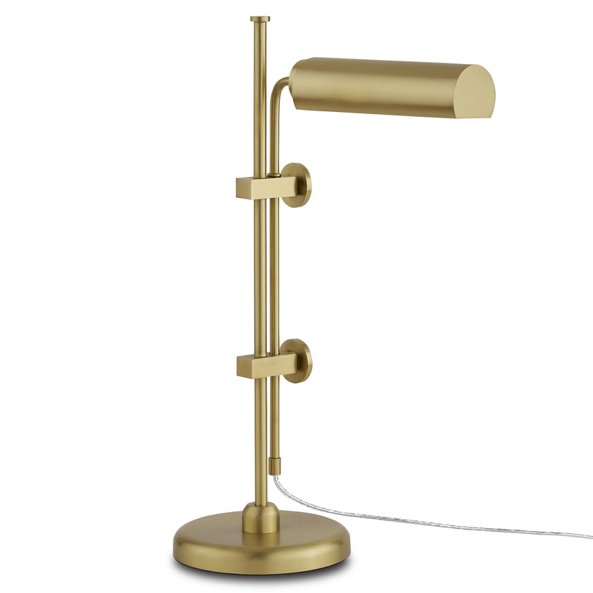 Satire Brass Table Lamp