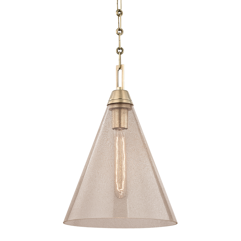 Newbury Pendant 16" - Aged Brass