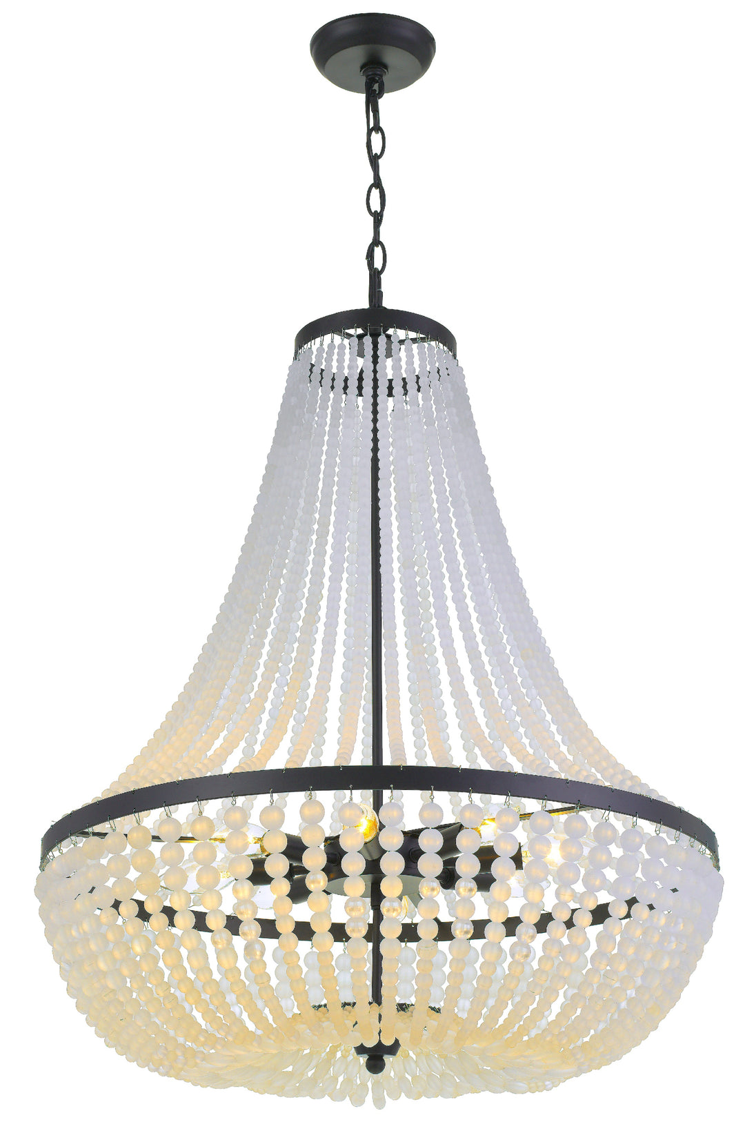 Crystorama Rylee 8 Light Antique Gold Chandelier