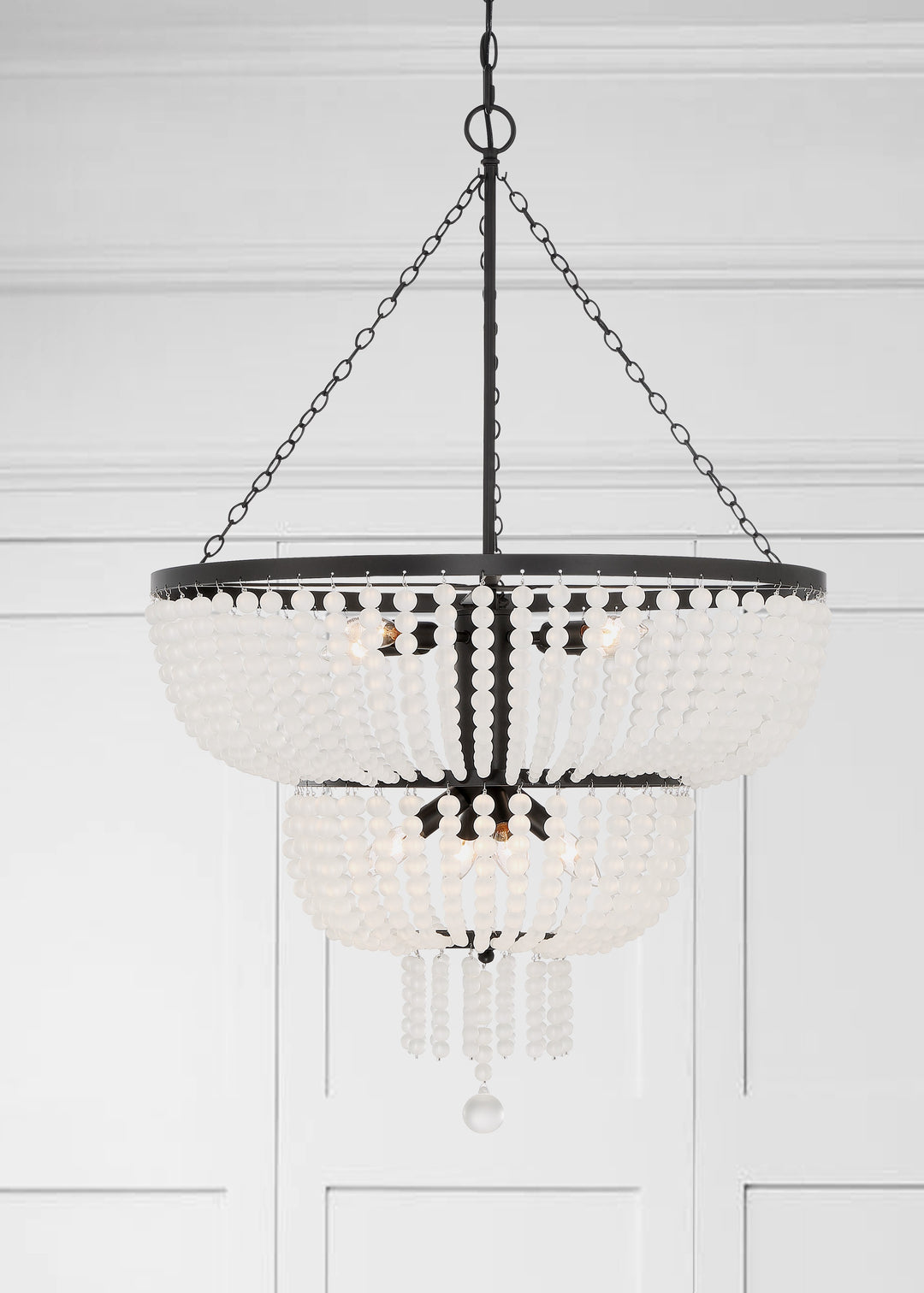 Crystorama Rylee 8 Light Antique Gold Chandelier