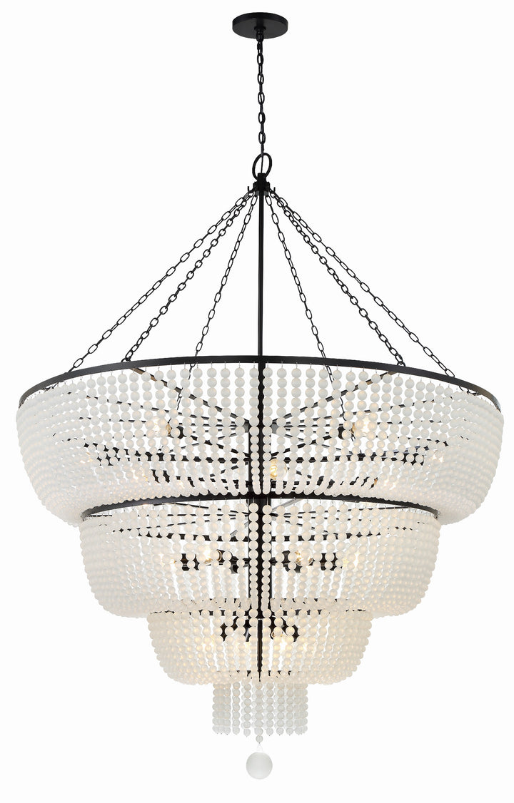 Crystorama Rylee 24 Light Antique Gold Chandelier