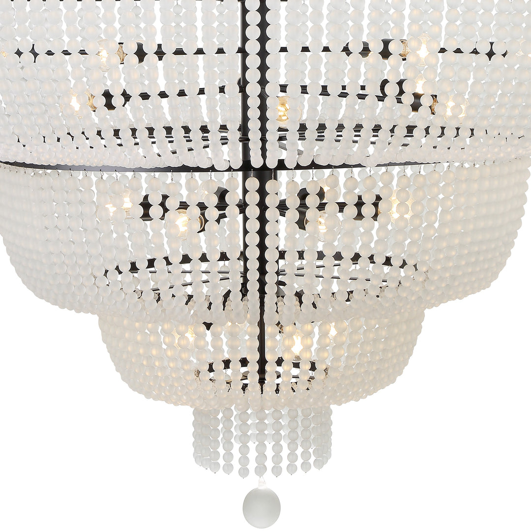 Crystorama Rylee 24 Light Antique Gold Chandelier