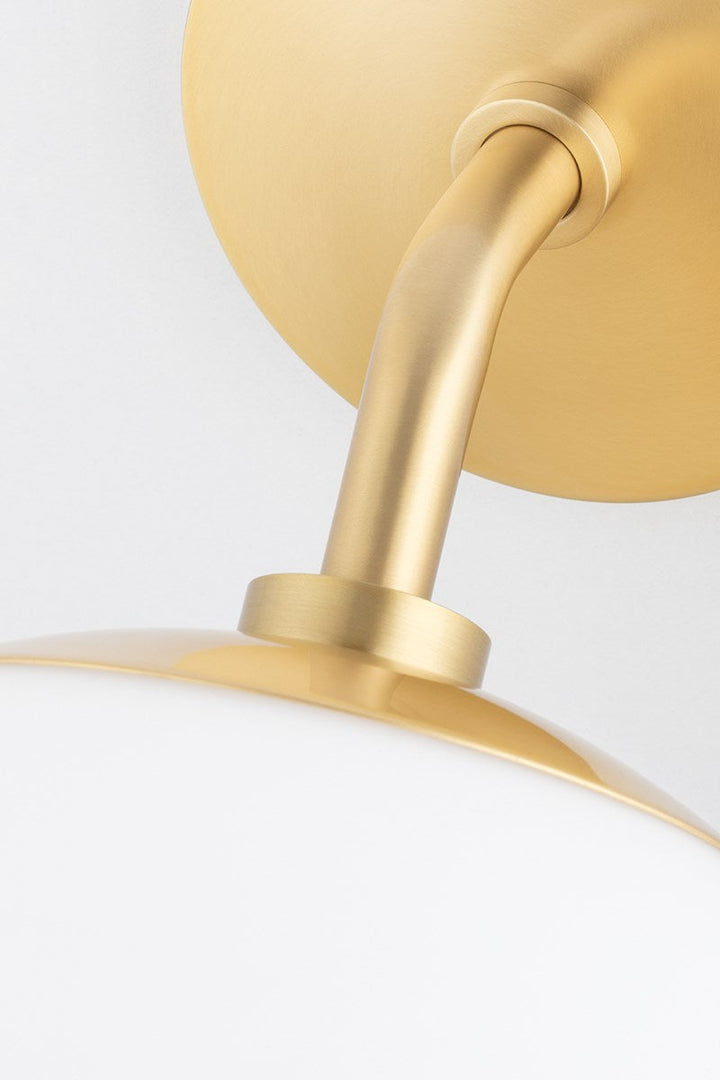 Estee Semi Flush - Aged Brass