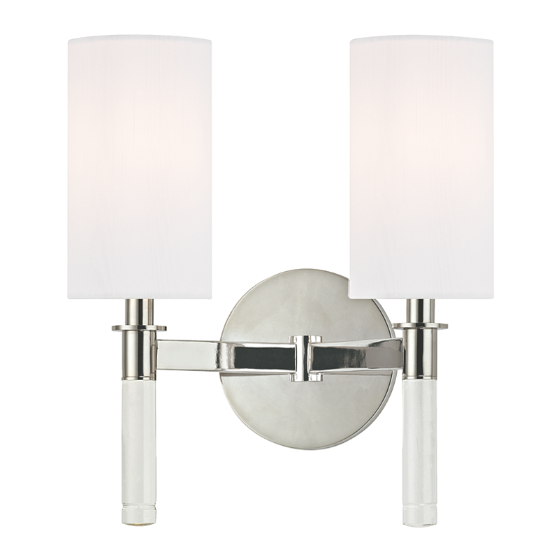 Wylie Wall Sconce 10" - Polished Nickel