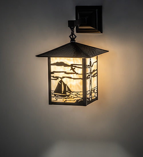 9"W Seneca Lighthouse Hanging Wall Sconce