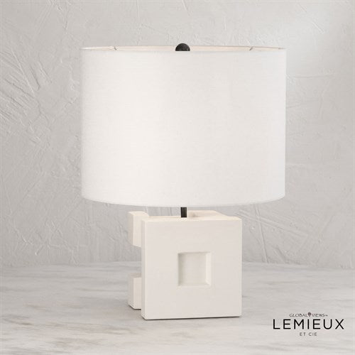 Cubist Ceramic Lamp