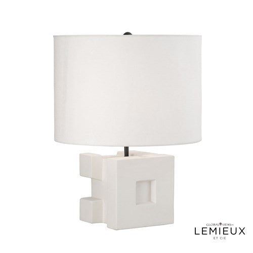 Cubist Ceramic Lamp