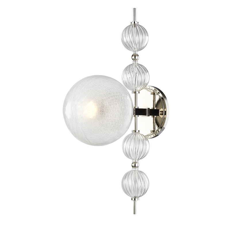 Calypso Wall Sconce - Polished Nickel