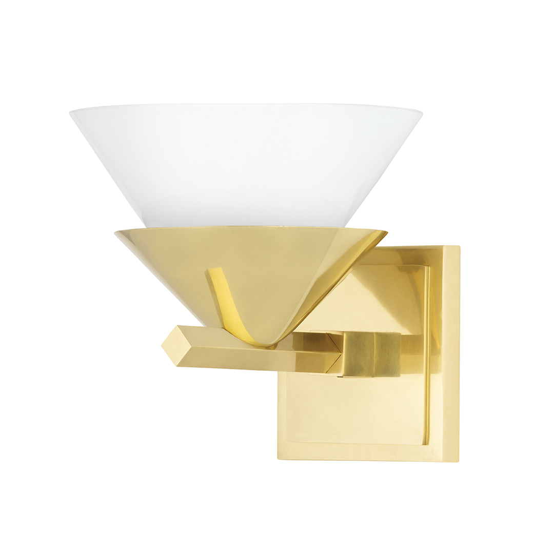 Stillwell Wall Sconce 7" - Aged Brass