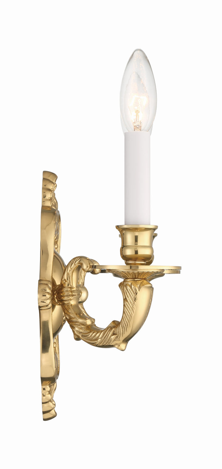 Crystorama Crystorama 2 Light Polished Brass Cast Sconce