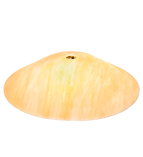 20" Wide Metro Fusion Beige Iridescent Glass Cone Shade