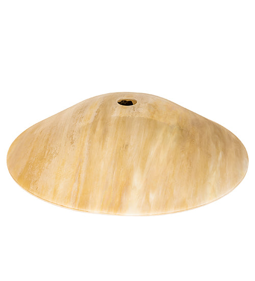 20" Wide Metro Fusion Beige Iridescent Glass Cone Shade