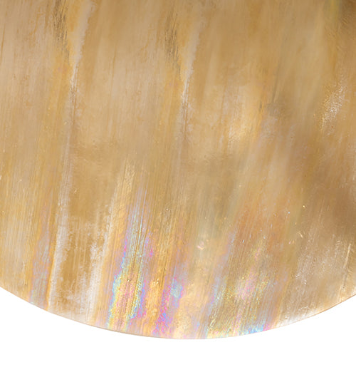 20" Wide Metro Fusion Beige Iridescent Glass Cone Shade