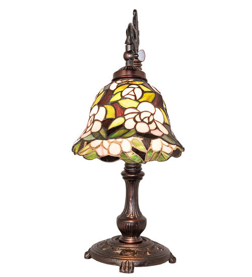 20" High Begonia Bridge Arm Table Lamp