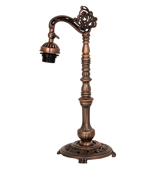 20" High Begonia Bridge Arm Table Lamp