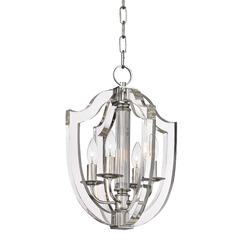 Arietta Pendant 17" - Polished Nickel