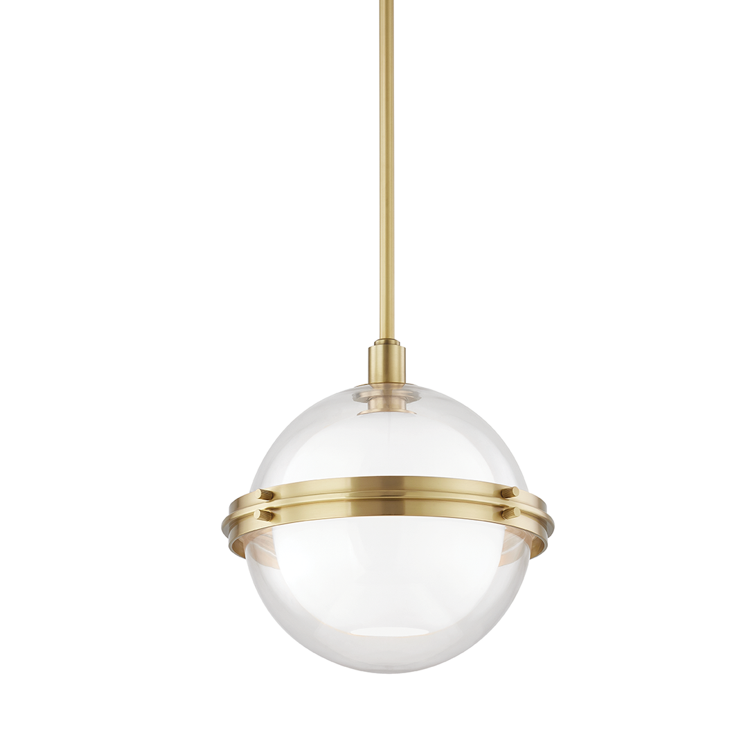 Northport Pendant 15" - Aged Brass