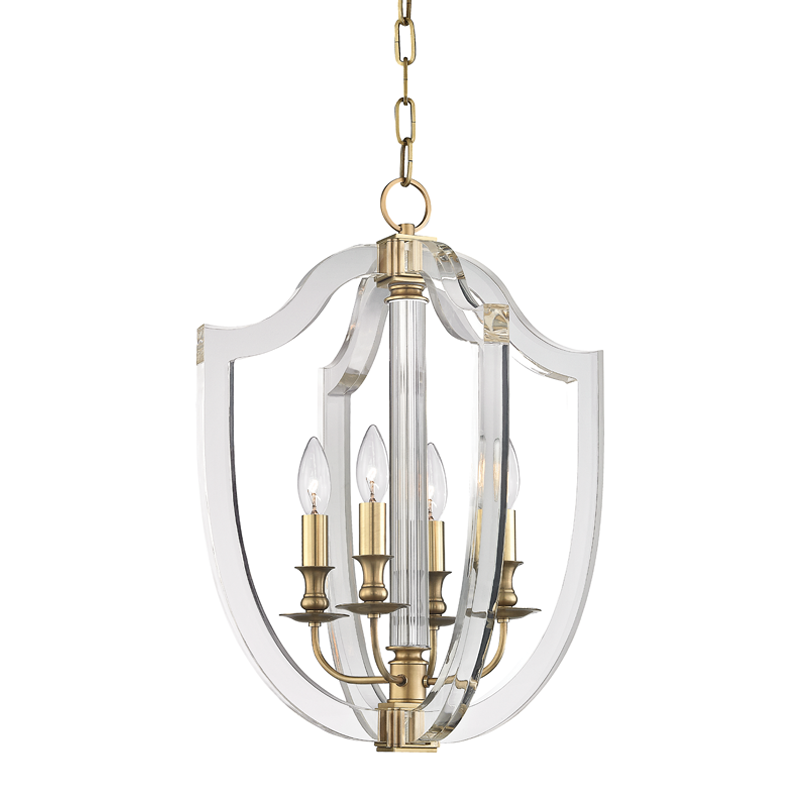 Arietta Pendant 22" - Aged Brass