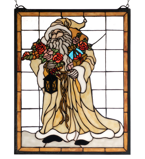 16" Wide X 20" High Father Christmas Window