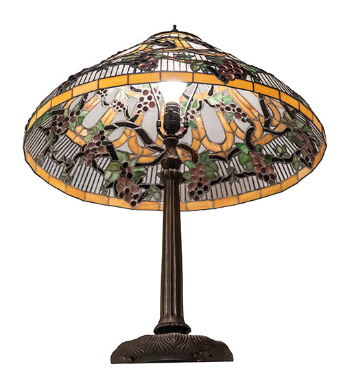 31" High Jeweled Grape Table Lamp