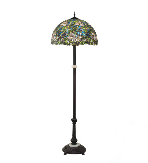 60"H Trillium & Violet Floor Lamp