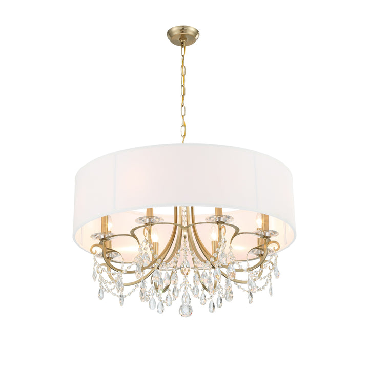 Othello 8 Light Matte Black Chandelier