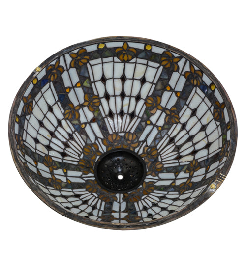 16"W Fleur-De-Lis Shade