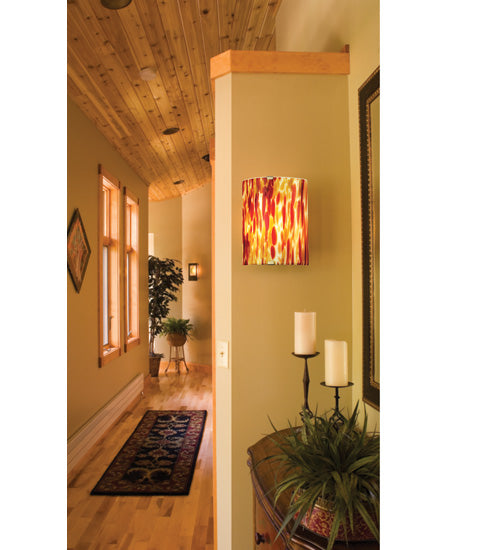 8"W Metro Fusion Topazio Wall Sconce