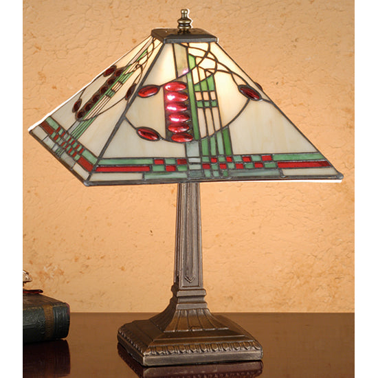 12.5"H Mackintosh Square Accent Lamp